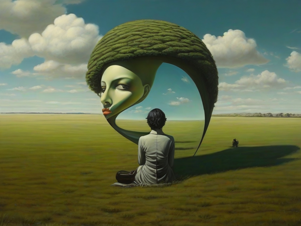 Leonardo_Diffusion_XL_persona_pensando_en_una_pradera_surreali_3